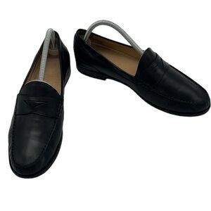 Cole Haan Riverside Penny Driver Black Leather Loafers Men's Size 10 B